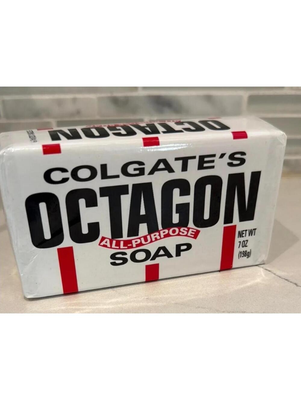 VINTAGE- DISCONTINUED Colgate's Octagon All-Purpose Soap 7 oz